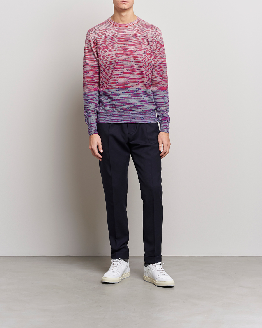 Hombres | Jerséis y prendas de punto | Missoni | Striped Degrade Sweater Red