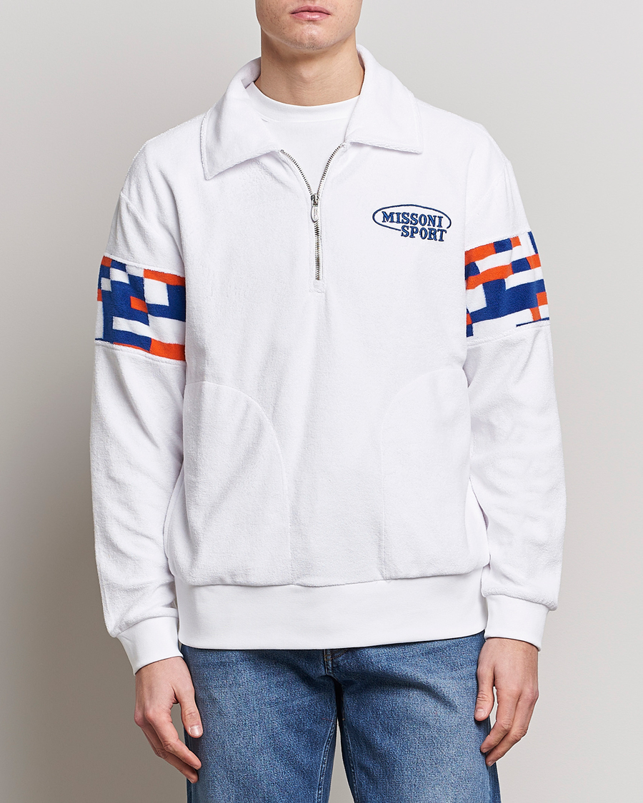 Hombres | Jerséis y prendas de punto | Missoni | Sport Half Zip White