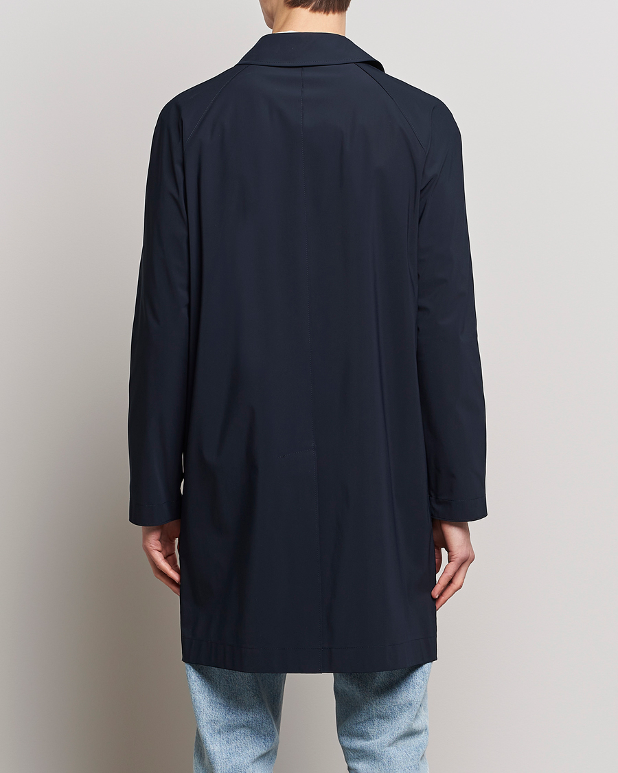 Hombres | Abrigos y chaquetas | Harris Wharf London | Light Technic Balmacaan Coat Dark Blue