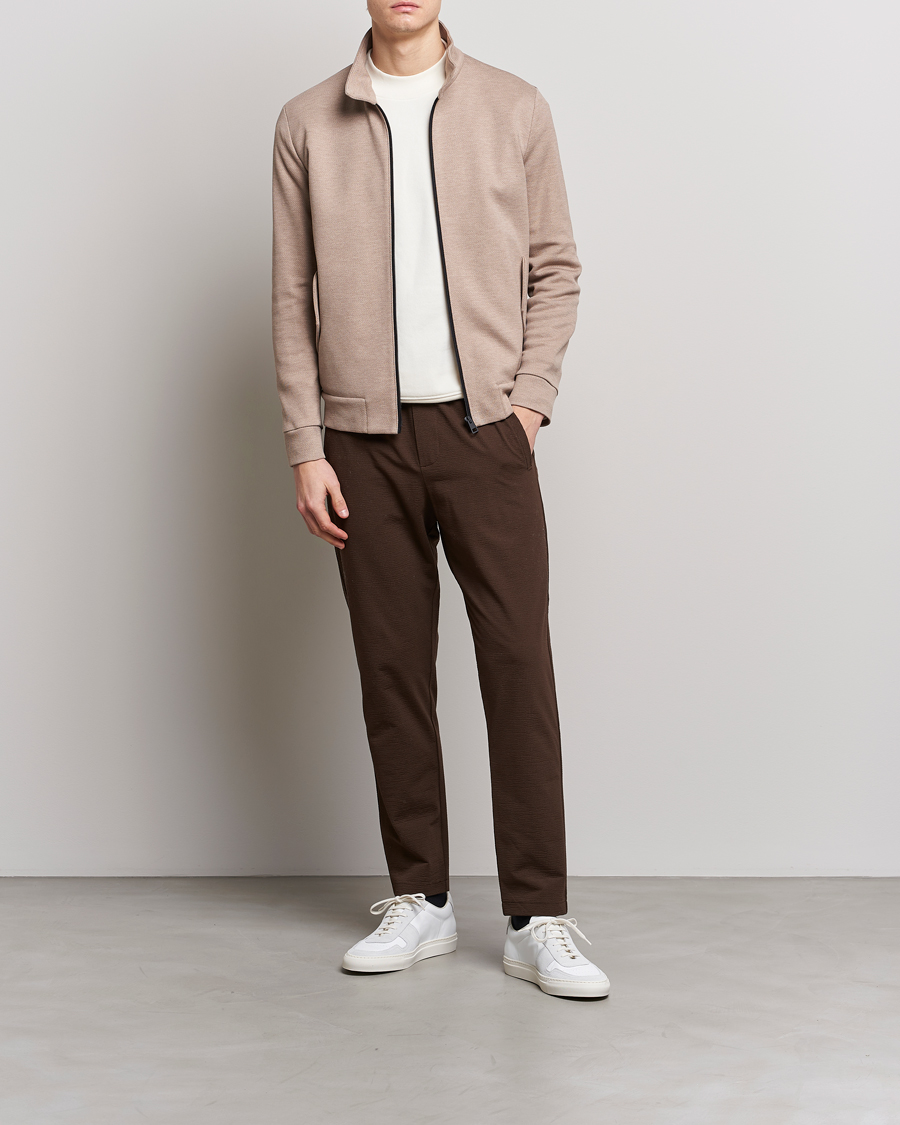 Hombres | Abrigos y chaquetas | Harris Wharf London | Loro Piana Cavalry Twill Harrington Jacket Oat