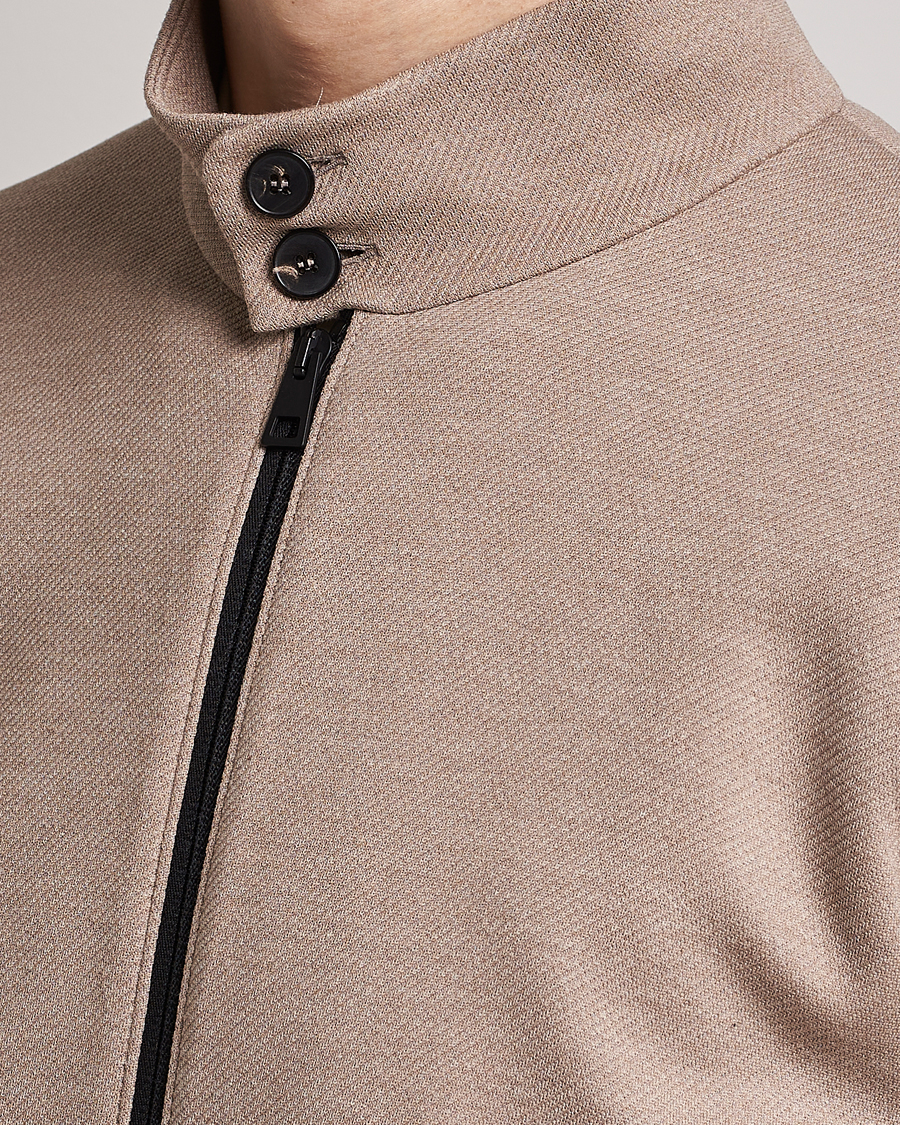 Hombres | Abrigos y chaquetas | Harris Wharf London | Loro Piana Cavalry Twill Harrington Jacket Oat