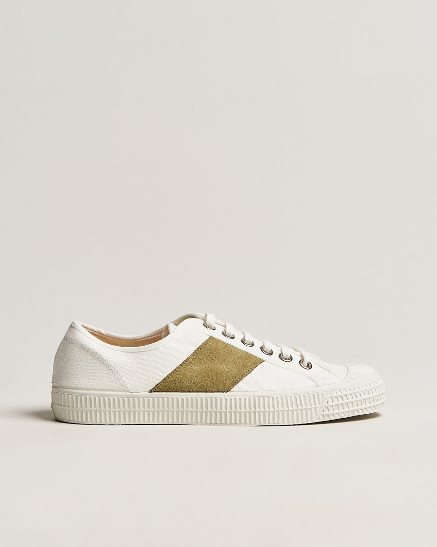 Hombres | Novesta Star Master Organic Cotton Sneaker White/Green | Novesta | Star Master Organic Cotton Sneaker White/Green