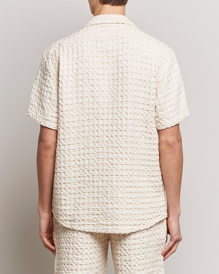 Hombres | Camisas | OAS | Cuba Waffle Shirt Ecru
