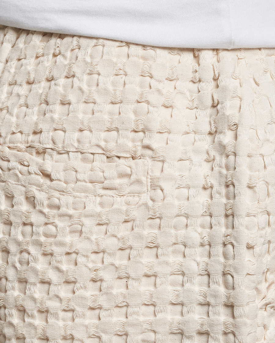 Hombres | Pantalones cortos | OAS | Porto Waffle Shorts Ecru