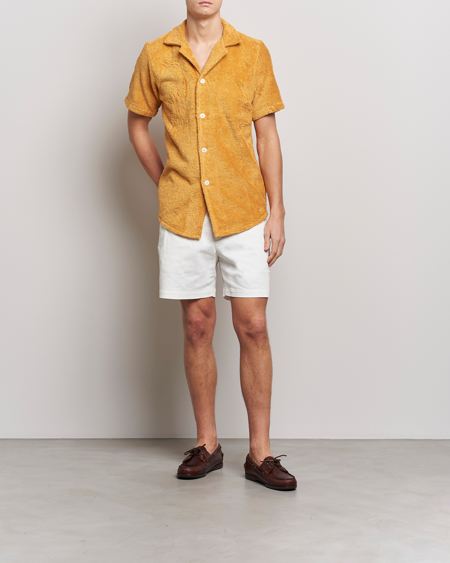 Hombres | Camisas | OAS | Cuba Ruggy Shirt Mustard
