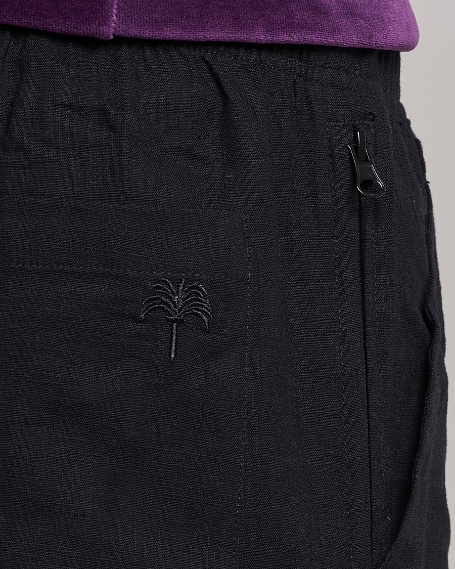 Hombres | Pantalones cortos | OAS | Cargo Linen Shorts Black