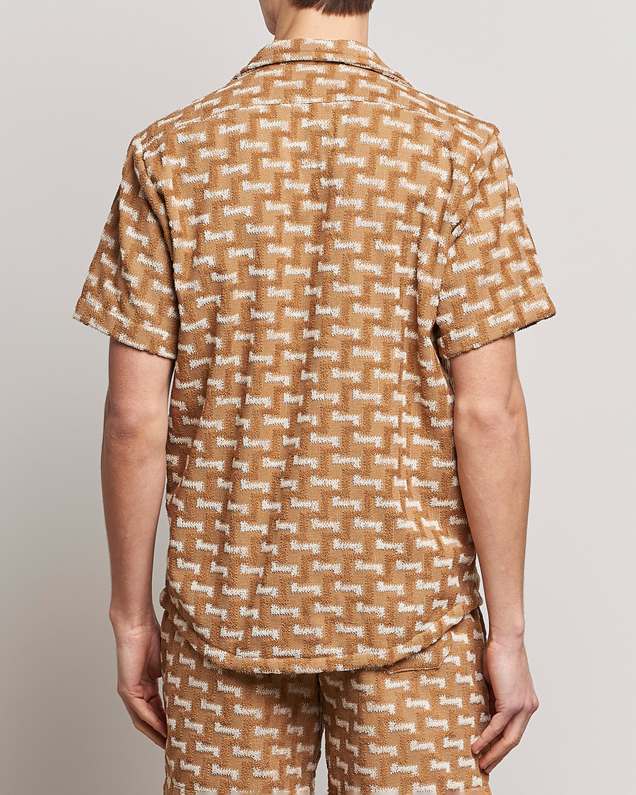 Hombres | Camisas | OAS | Terry Cuba Short Sleeve Shirt Camel