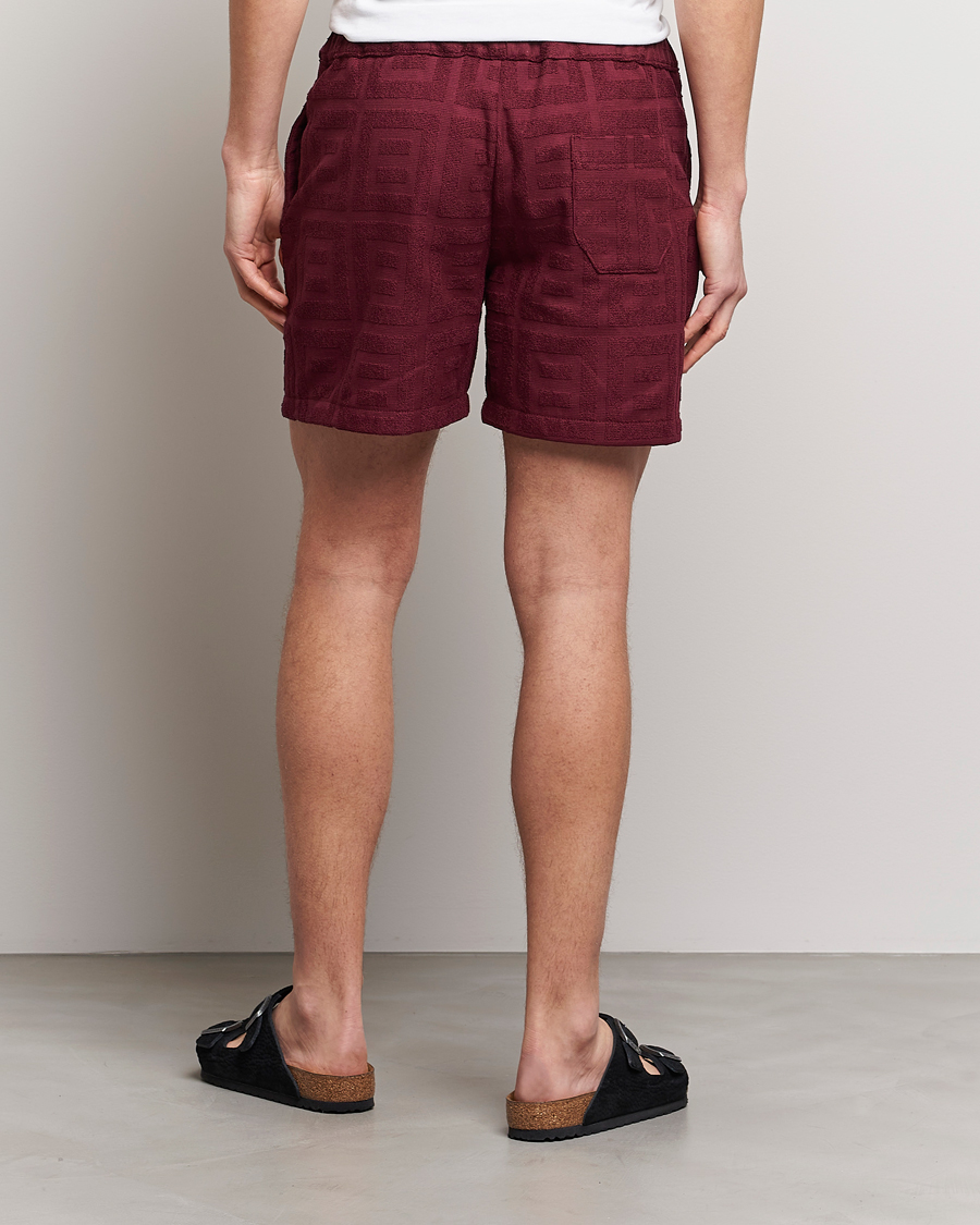 Hombres | Pantalones cortos | OAS | Terry Shorts Burgundy