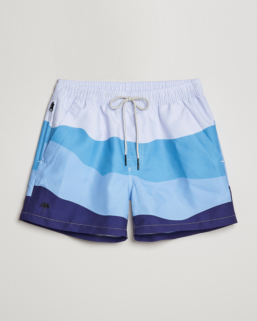 Hombres | Bañadores | OAS | Printed Swimshorts Ice Wave