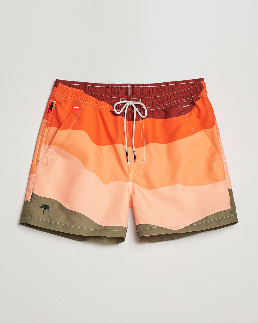Hombres | Bañadores | OAS | Printed Swimshorts Fire Wave