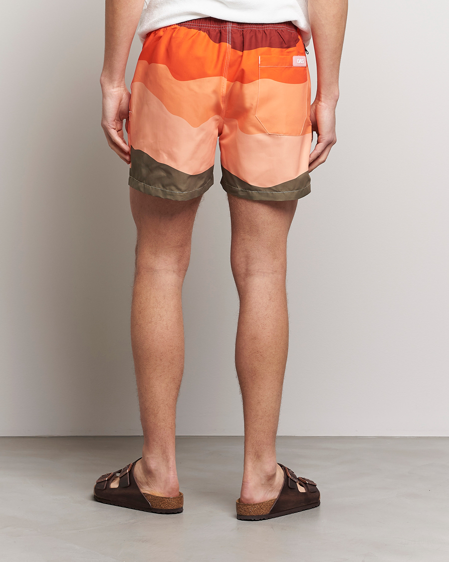 Hombres | Bañadores | OAS | Printed Swimshorts Fire Wave