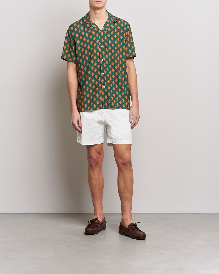 Hombres | Camisas | OAS | Viscose Resort Short Sleeve Shirt Smokin Rustic