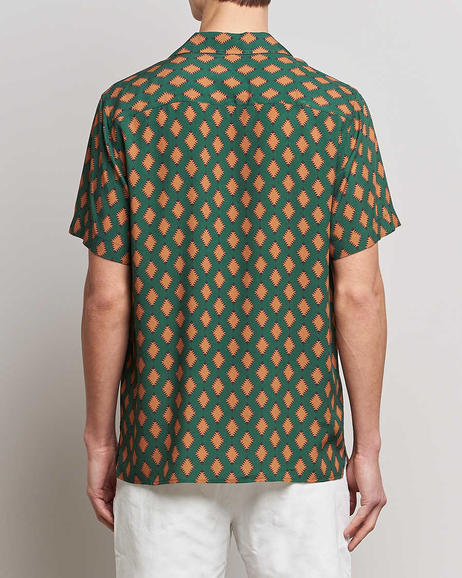 Hombres | Camisas | OAS | Viscose Resort Short Sleeve Shirt Smokin Rustic