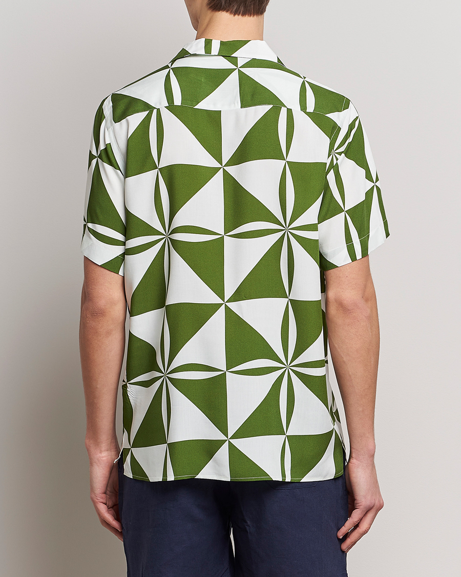 Hombres | Camisas | OAS | Viscose Resort Short Sleeve Shirt Bloomy Plateau