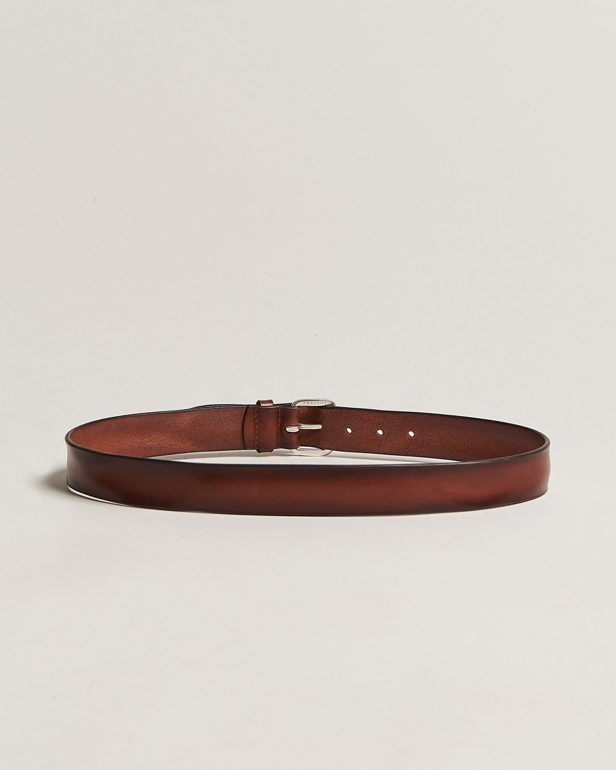 Hombres | Orciani Vachetta Soft Leather Belt 3,5 cm Brown | Orciani | Vachetta Soft Leather Belt 3,5 cm Brown