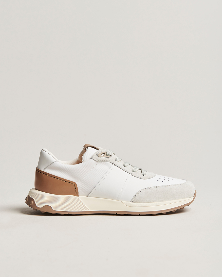 Hombres | Tod's Luxury Running Sneakers White Calf | Tod's | Luxury Running Sneakers White Calf