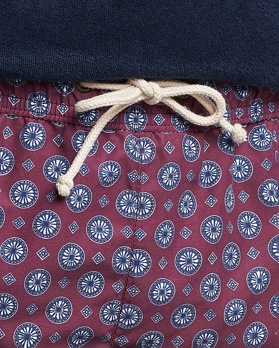 Hombres | Ripa Ripa Printed Swimshorts Wine | Ripa Ripa | Printed Swimshorts Wine