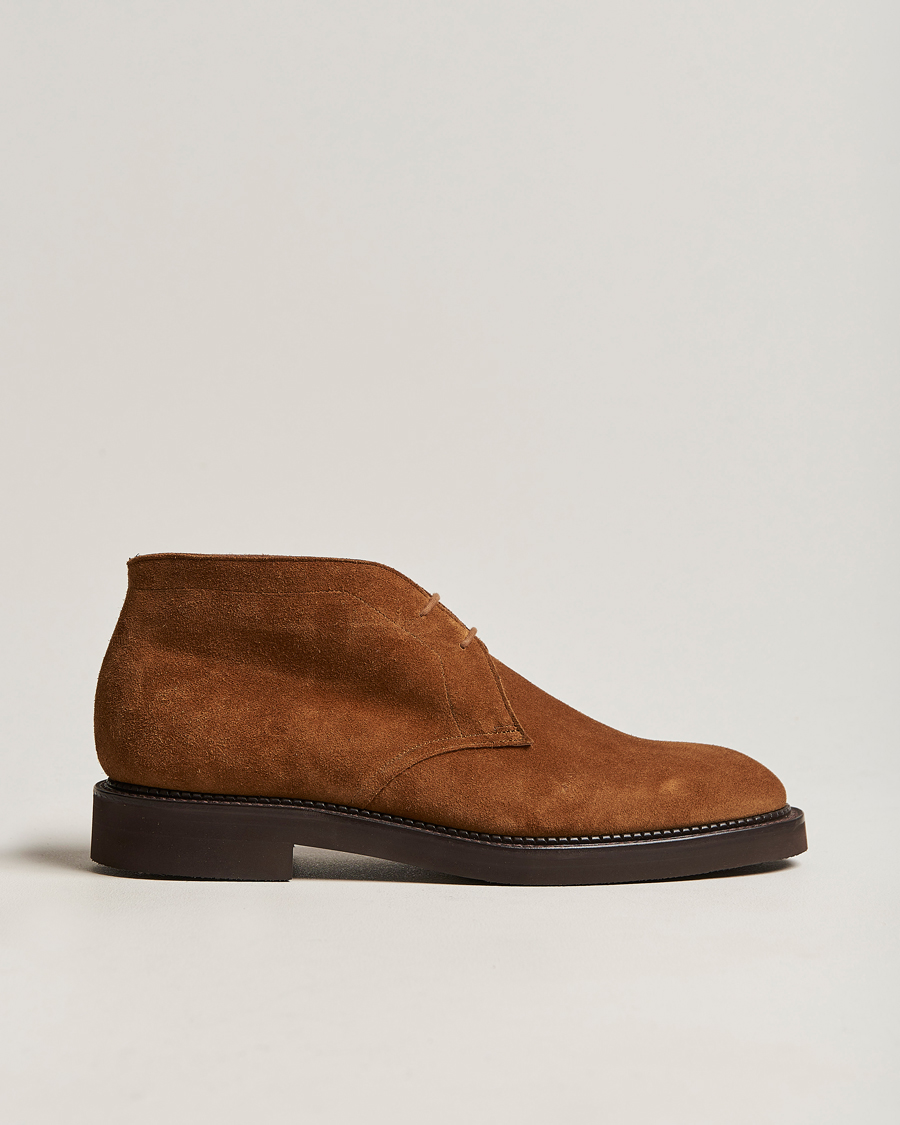 Hombres | John Lobb Heywood Chukka Boots Tobacco Suede | John Lobb | Heywood Chukka Boots Tobacco Suede