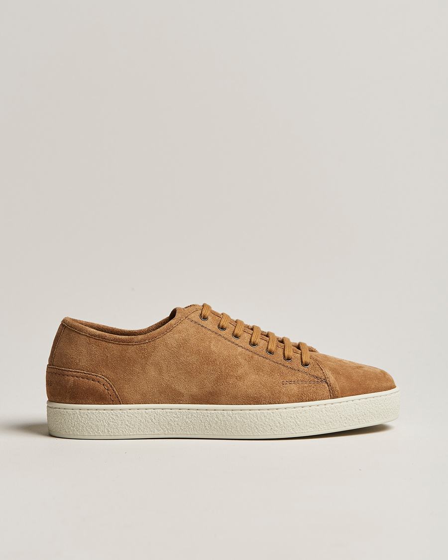 Hombres | John Lobb Stockwell Sneakers Cider Suede | John Lobb | Stockwell Sneakers Cider Suede