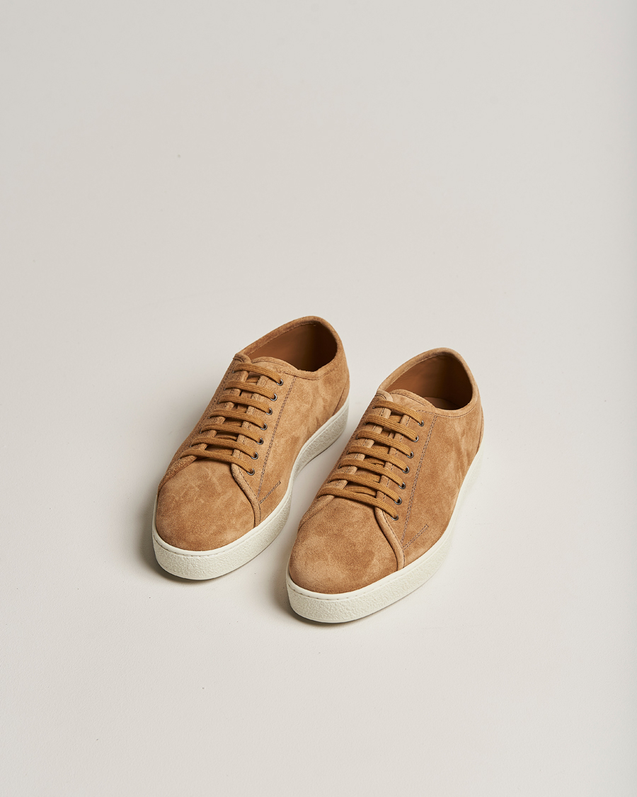 Hombres | John Lobb Stockwell Sneakers Cider Suede | John Lobb | Stockwell Sneakers Cider Suede