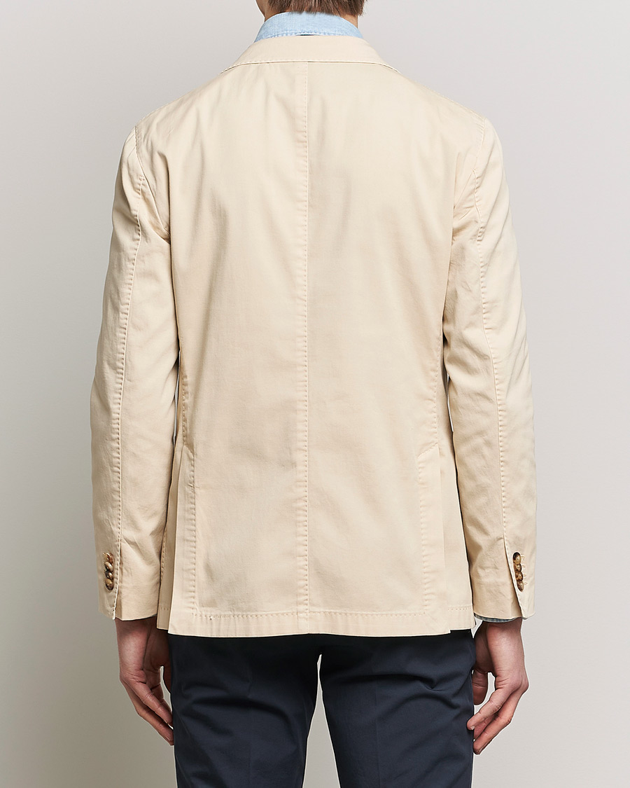 Hombres | Blazers | Boglioli | K Jacket Cotton Stretch Blazer Light Beige