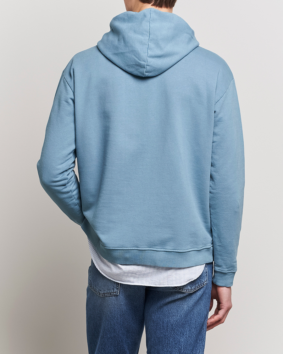 Hombres | Jerséis y prendas de punto | Boglioli | Hooded Sweater Dusty Blue