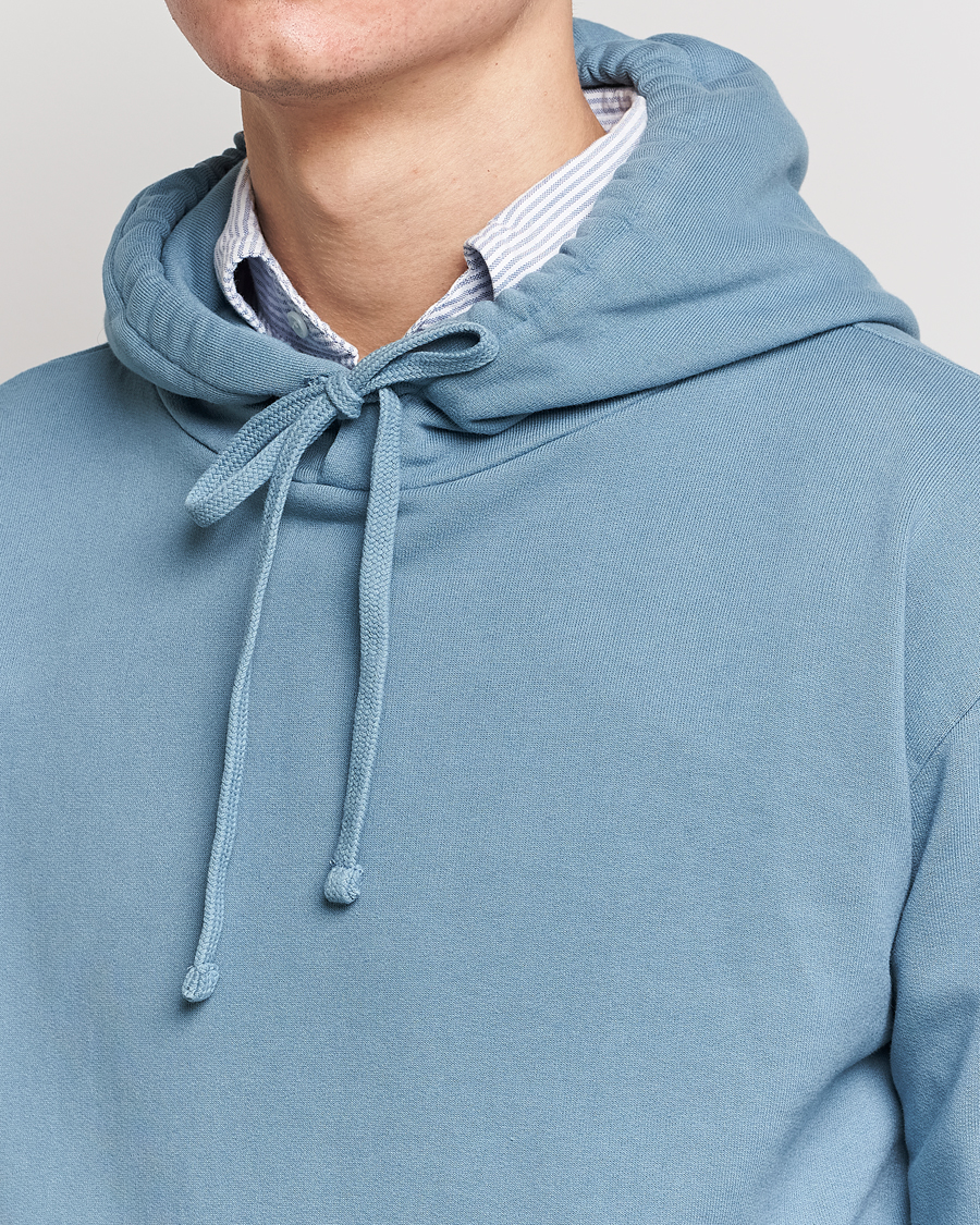 Hombres | Jerséis y prendas de punto | Boglioli | Hooded Sweater Dusty Blue