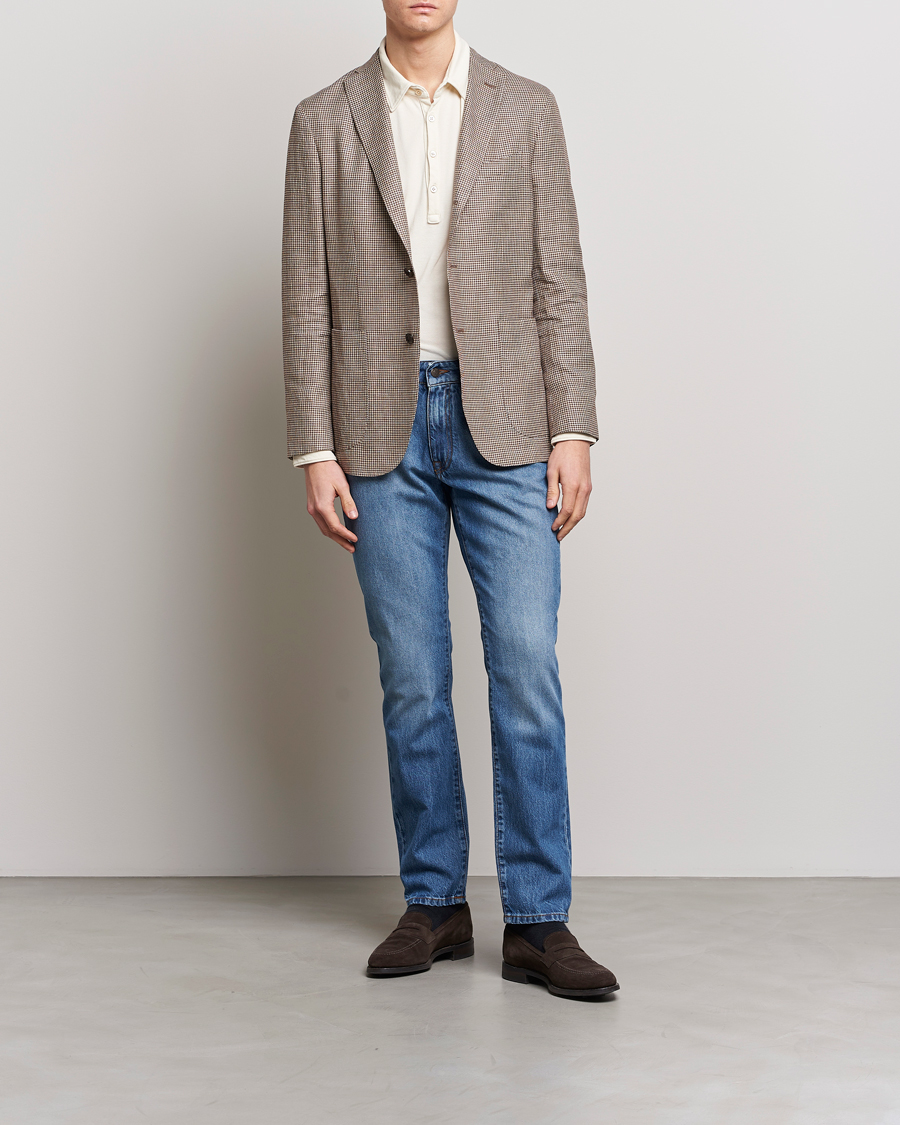 Hombres | Vaqueros | Boglioli | Denim Jeans Medium Wash