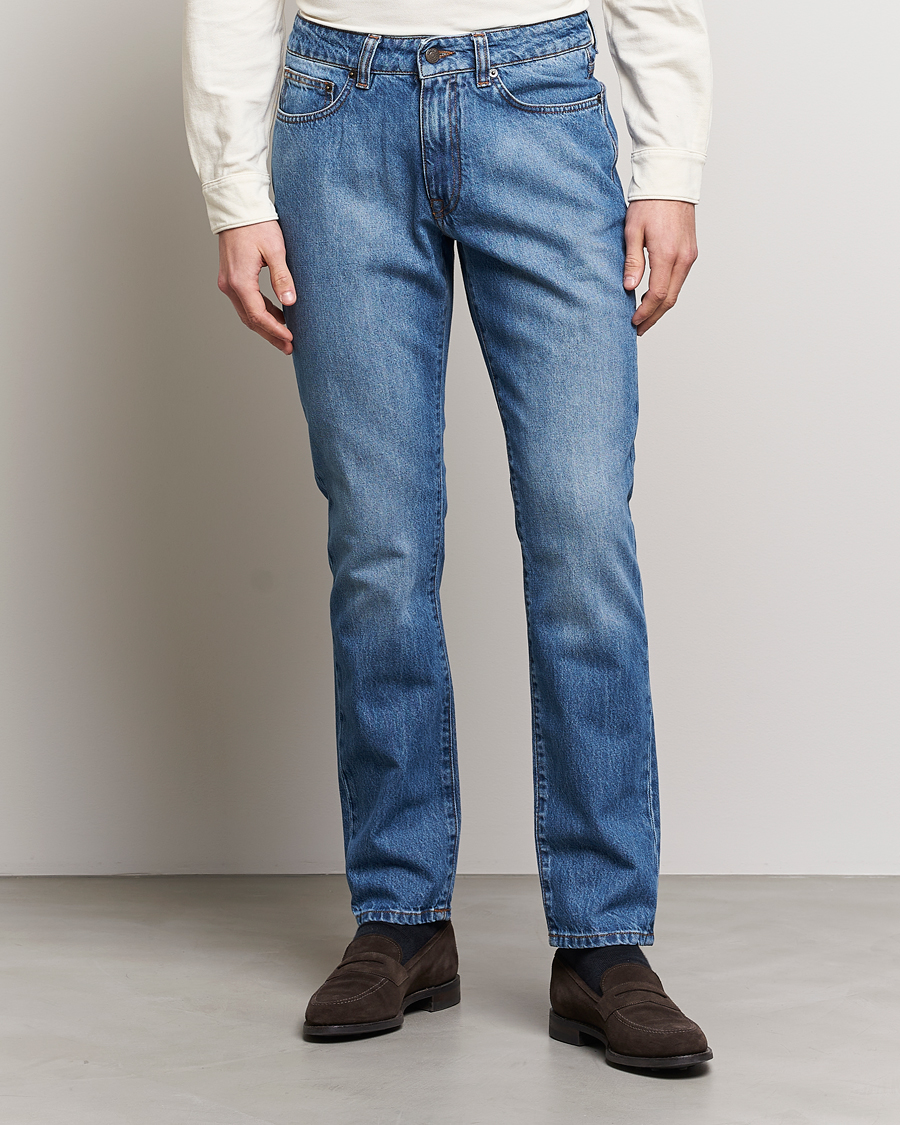 Hombres | Vaqueros | Boglioli | Denim Jeans Medium Wash