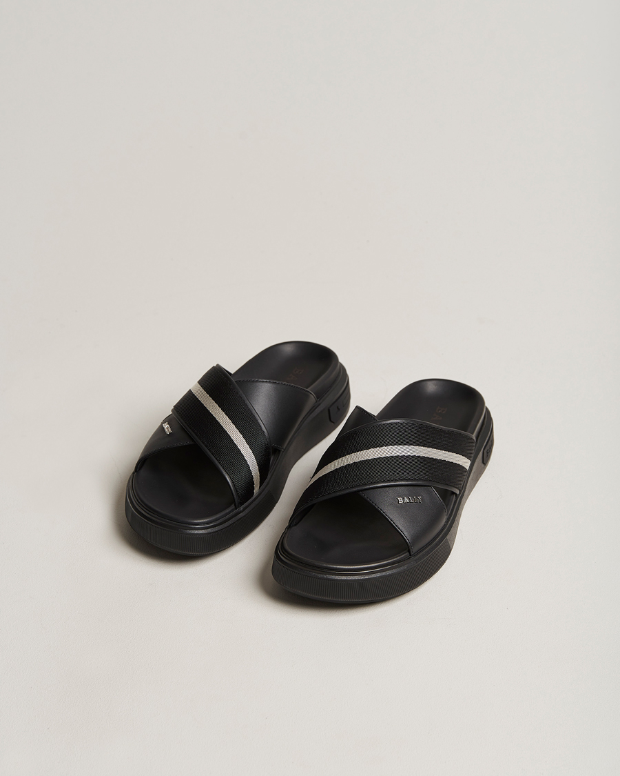 Hombres | Bally Jake Sandal Black | Bally | Jake Sandal Black