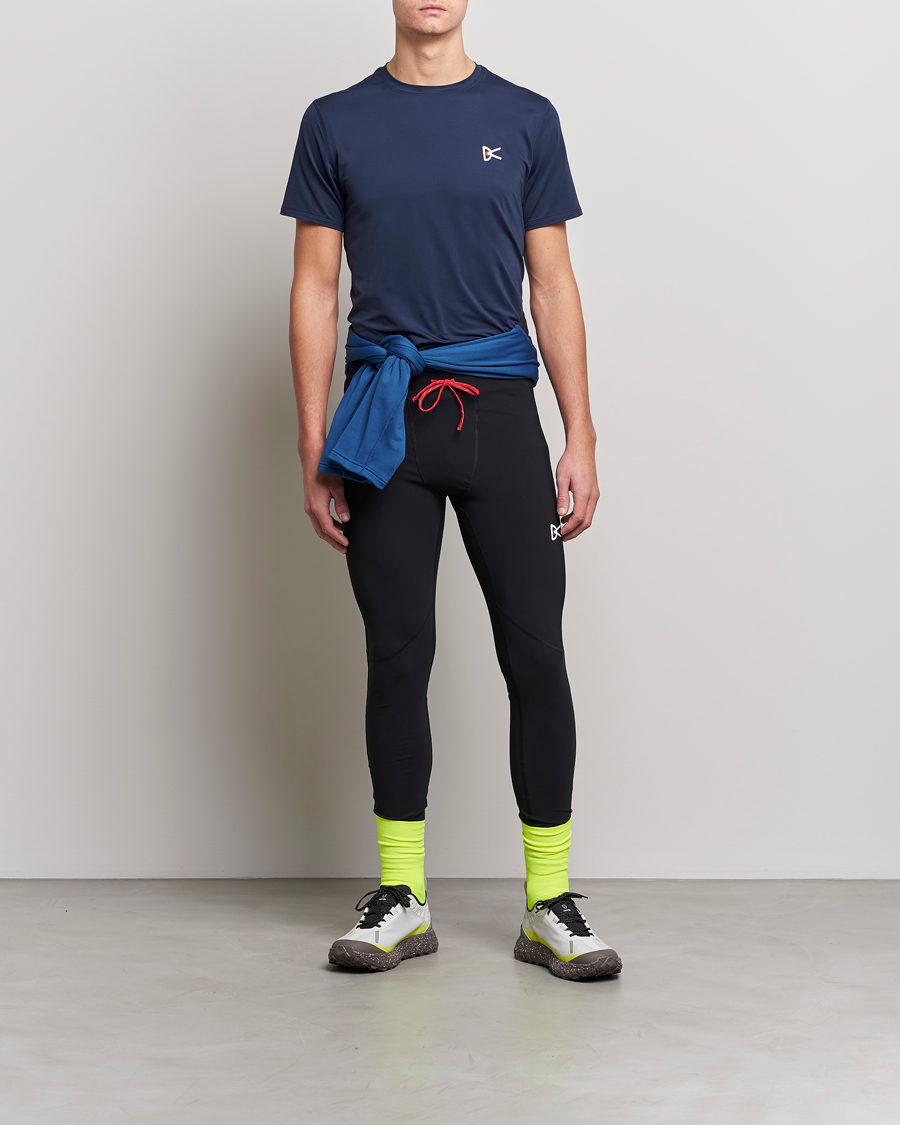 Hombres | Camisetas | District Vision | Deva-Tech Short Sleeve T-Shirt Navy