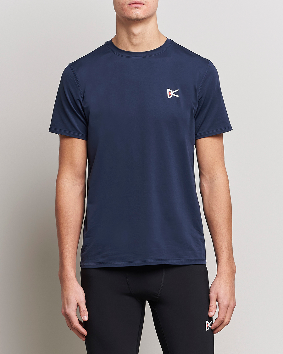 Hombres | Camisetas | District Vision | Deva-Tech Short Sleeve T-Shirt Navy