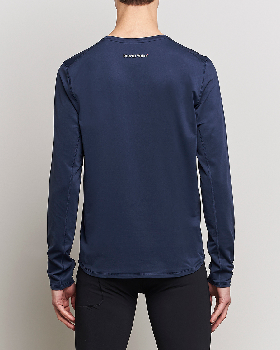 Hombres | Suéteres | District Vision | Deva-Tech Long Sleeve T-Shirt Navy