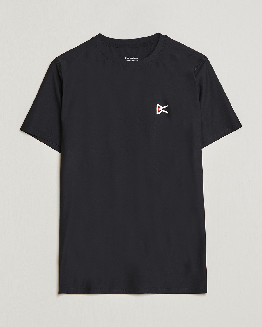 Hombres | Camisetas | District Vision | Aloe-Tech Short Sleeve T-Shirt Black