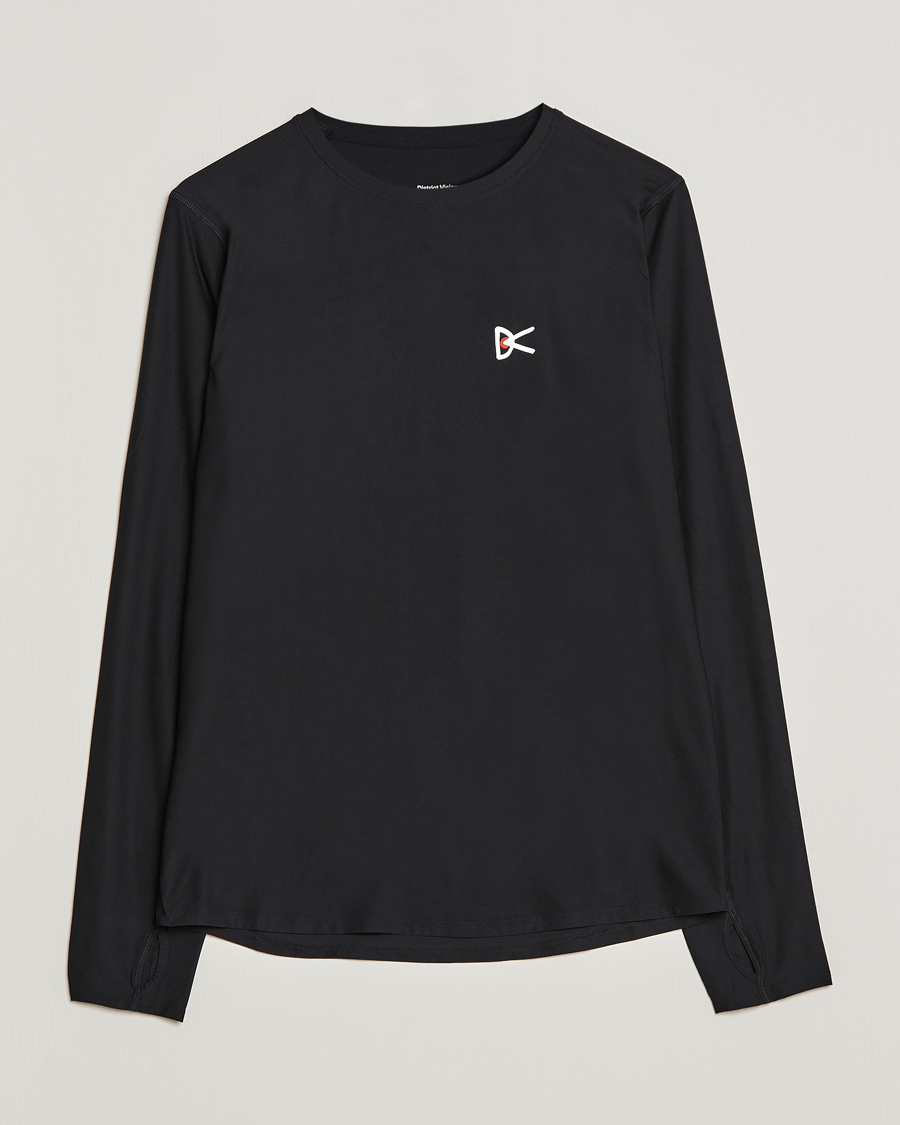 Hombres | Camisetas | District Vision | Aloe-Tech Long Sleeve T-Shirt Black