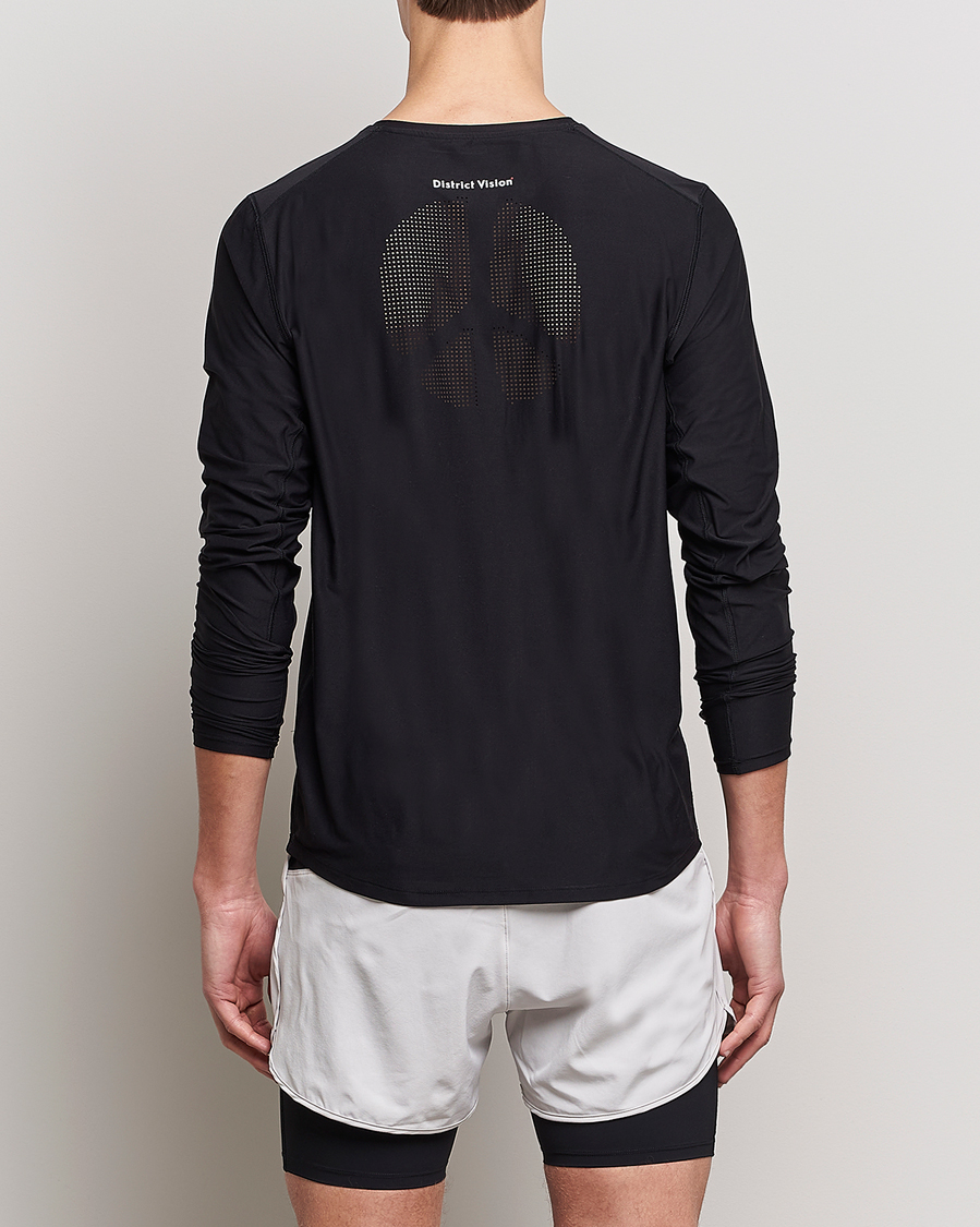 Hombres | Camisetas | District Vision | Aloe-Tech Long Sleeve T-Shirt Black