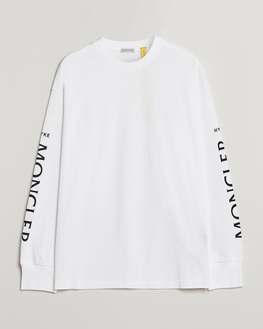 Hombres | Camisetas | Moncler Genius | 4 Moncler Hyke Long Sleeve T-Shirt White