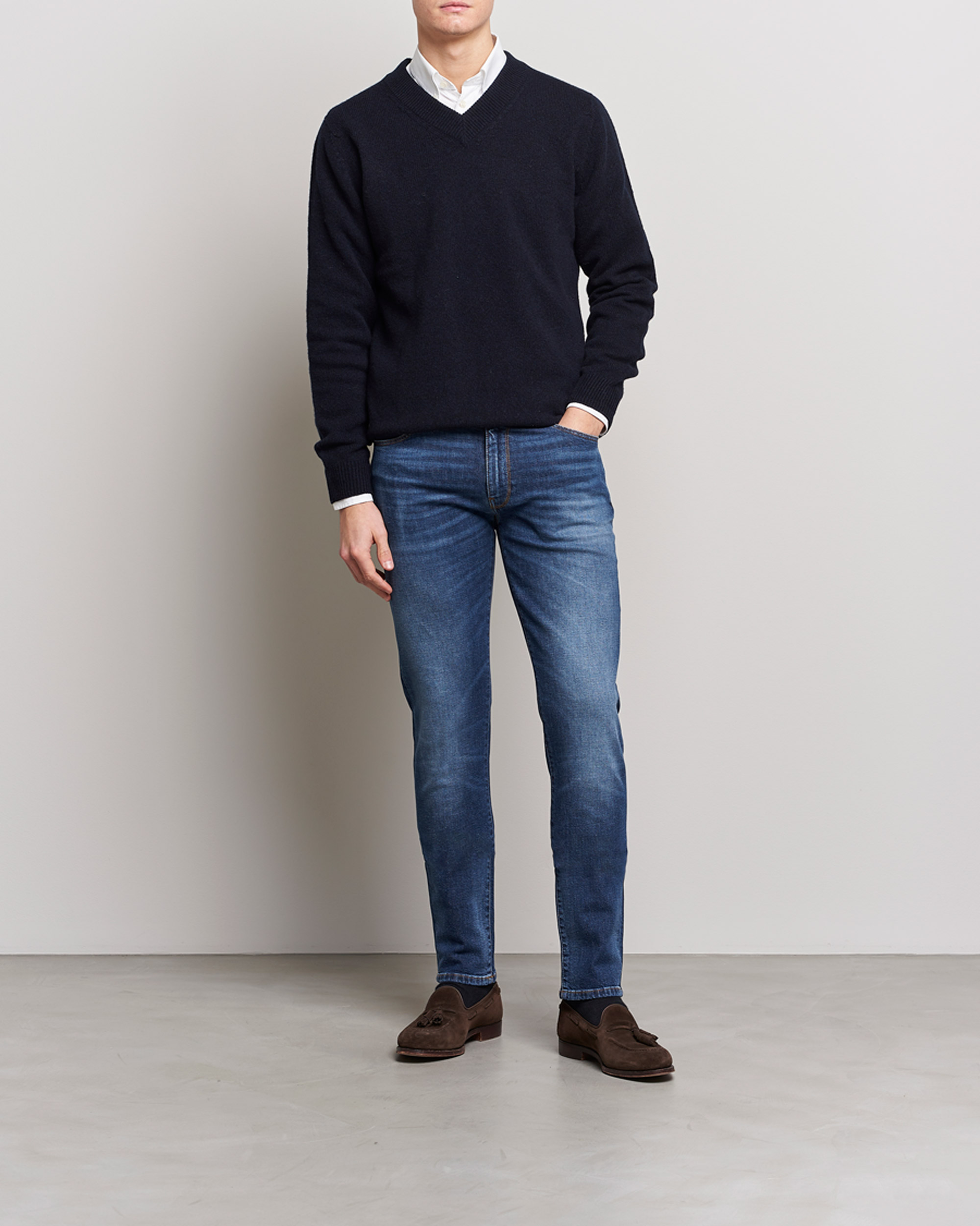 Hombres | Vaqueros | PT01 | Slim Fit Stretch Jeans Blue Wash