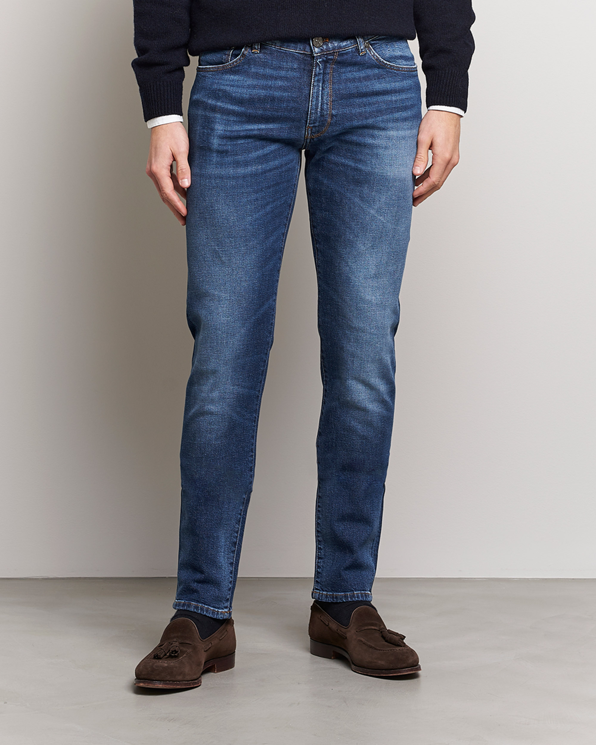 Hombres | Vaqueros | PT01 | Slim Fit Stretch Jeans Blue Wash