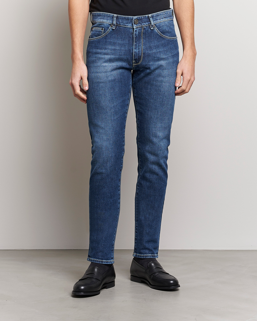Hombres | Vaqueros | PT01 | Slim Fit Stretch Jeans Medium Blue Wash