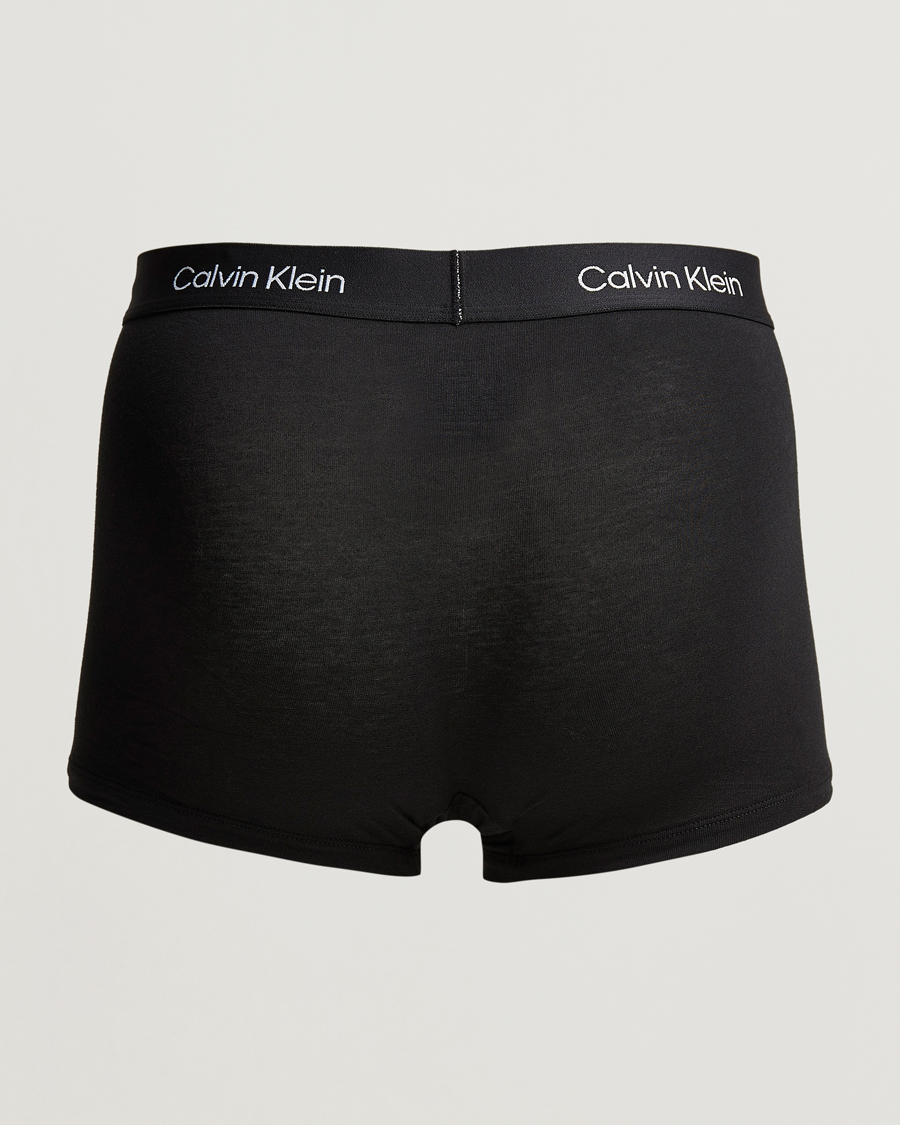 Hombres | Bañadores | Calvin Klein | Cotton Stretch Trunk 3-pack Black