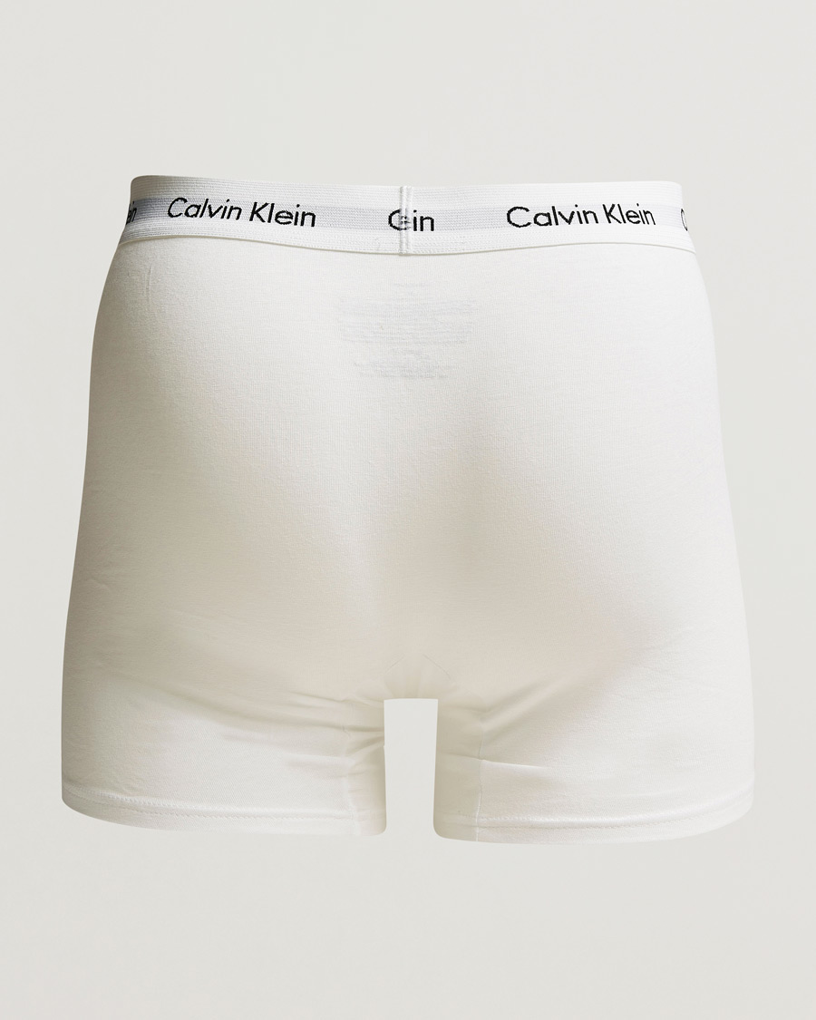 Hombres | Ropa interior y calcetines | Calvin Klein | Cotton Stretch 3-Pack Boxer Breif Grey/White/Blue