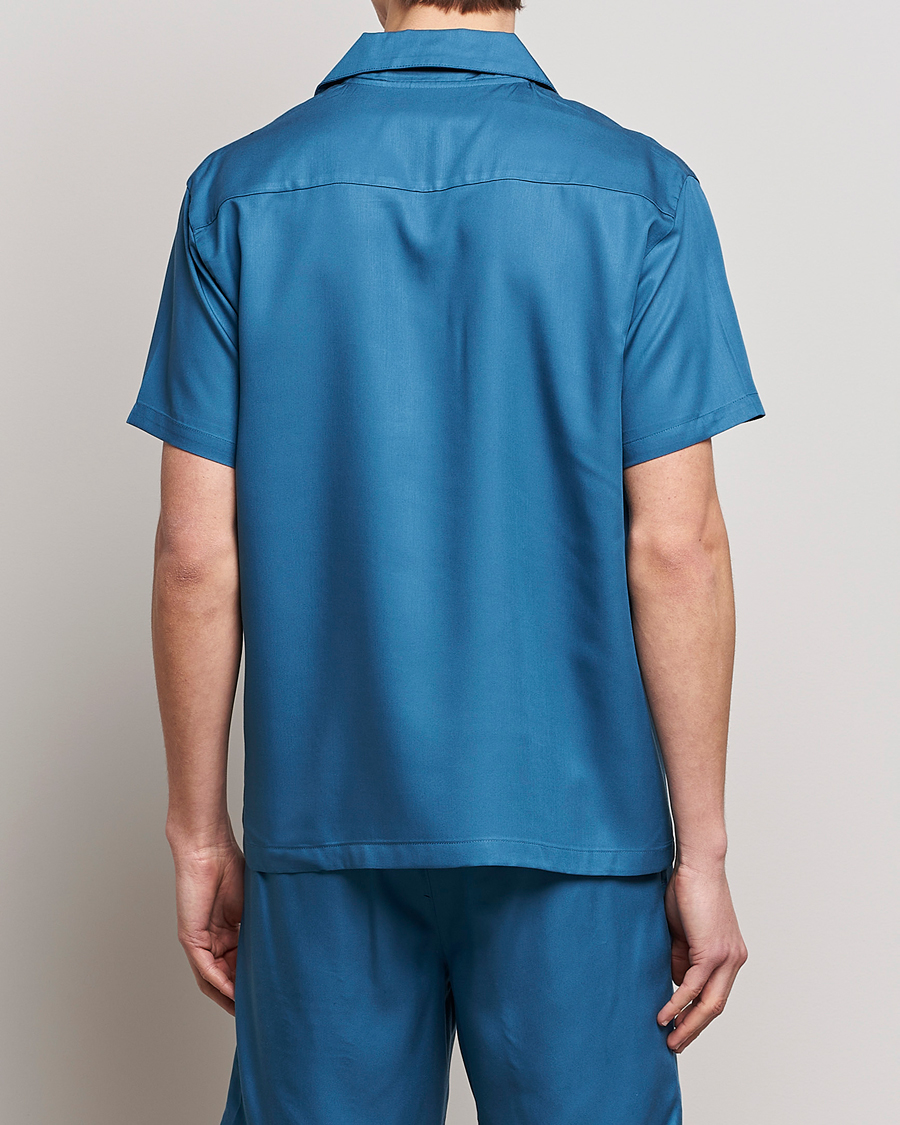 Hombres | Camisas | Calvin Klein | Lyocell Short Sleeve Loungewear Shirt Midnight