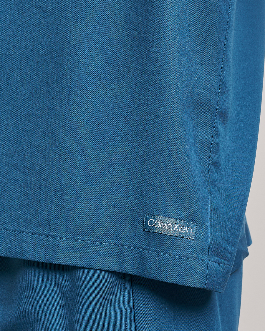 Hombres | Camisas | Calvin Klein | Lyocell Short Sleeve Loungewear Shirt Midnight