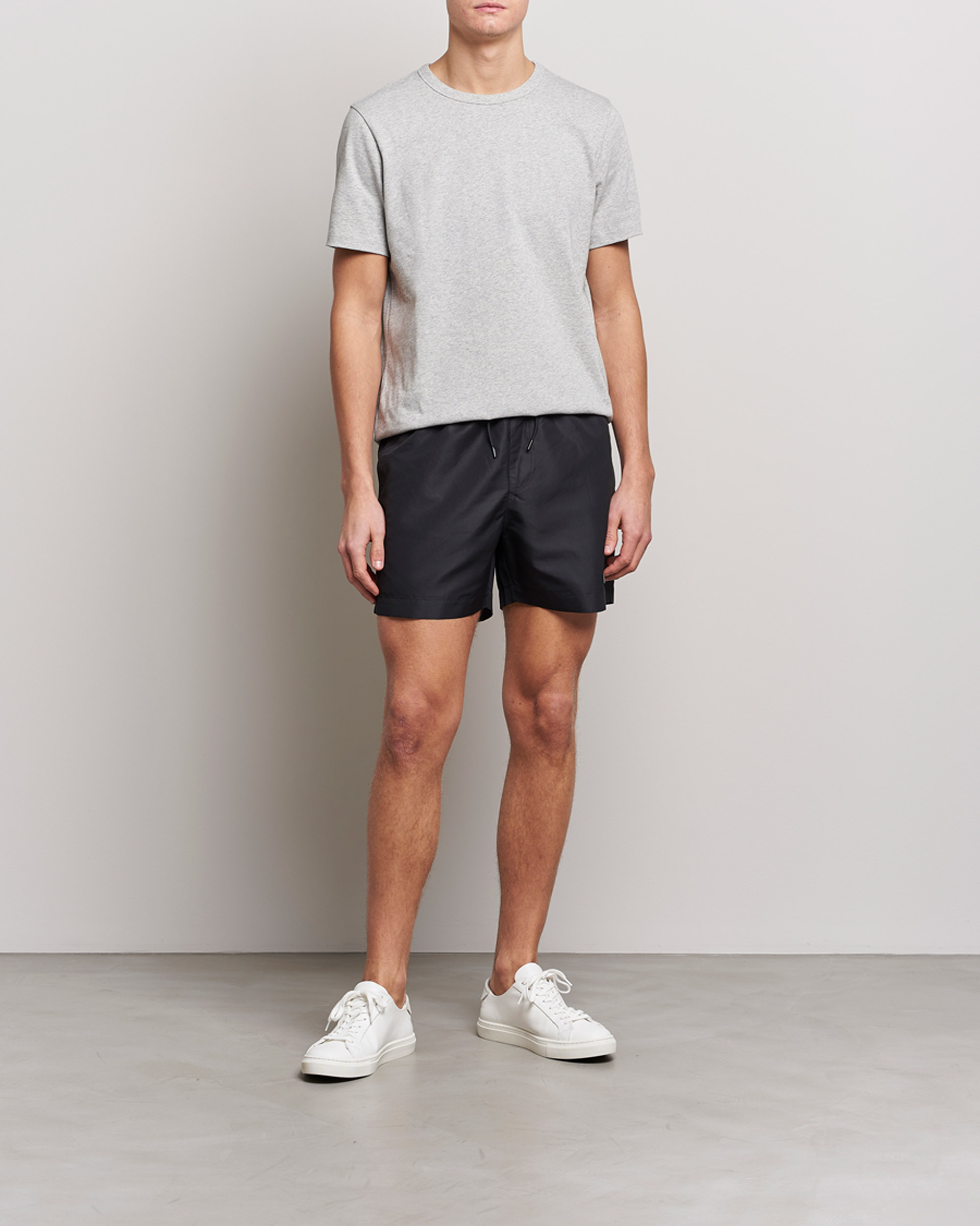 Hombres | Bañadores | Calvin Klein | Logo Drawstring Swimshorts Black