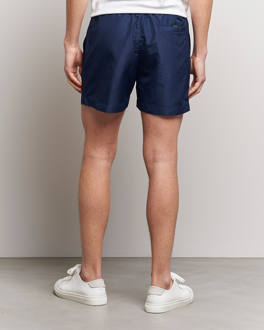 Hombres | Bañadores | Calvin Klein | Logo Drawstring Swimshorts Navy Iris