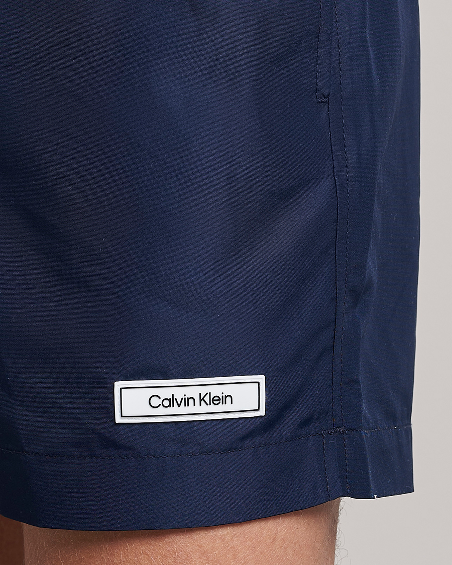Hombres | Bañadores | Calvin Klein | Logo Drawstring Swimshorts Navy Iris