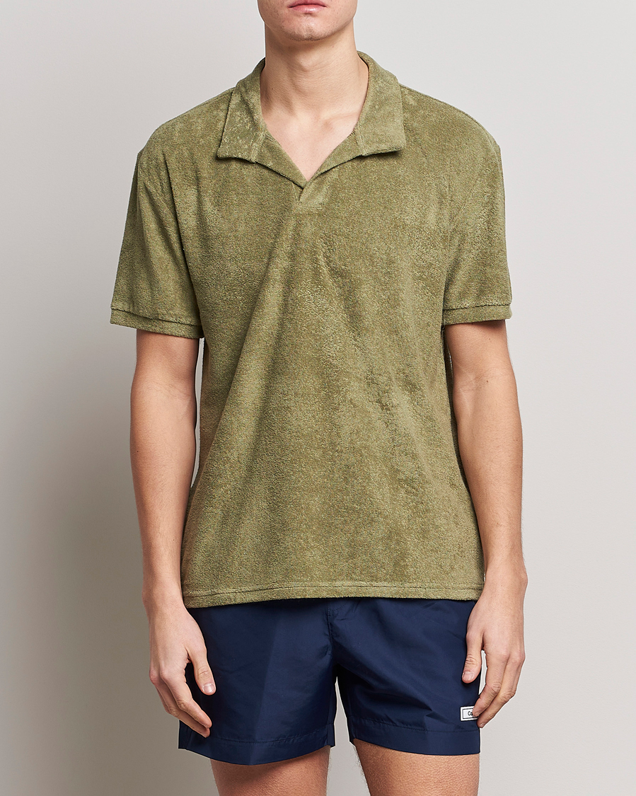 Hombres | Polos | Calvin Klein | Terry Polo Delta Green