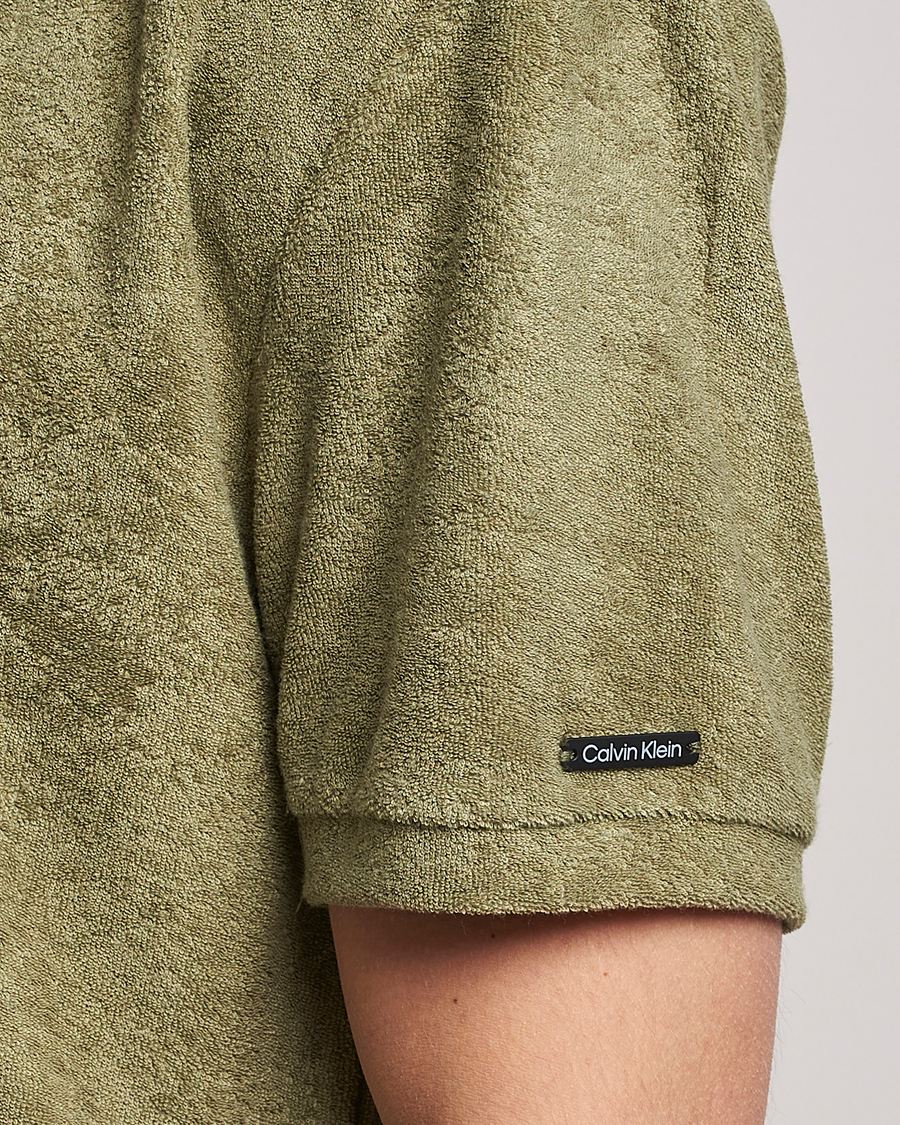 Hombres | Polos | Calvin Klein | Terry Polo Delta Green