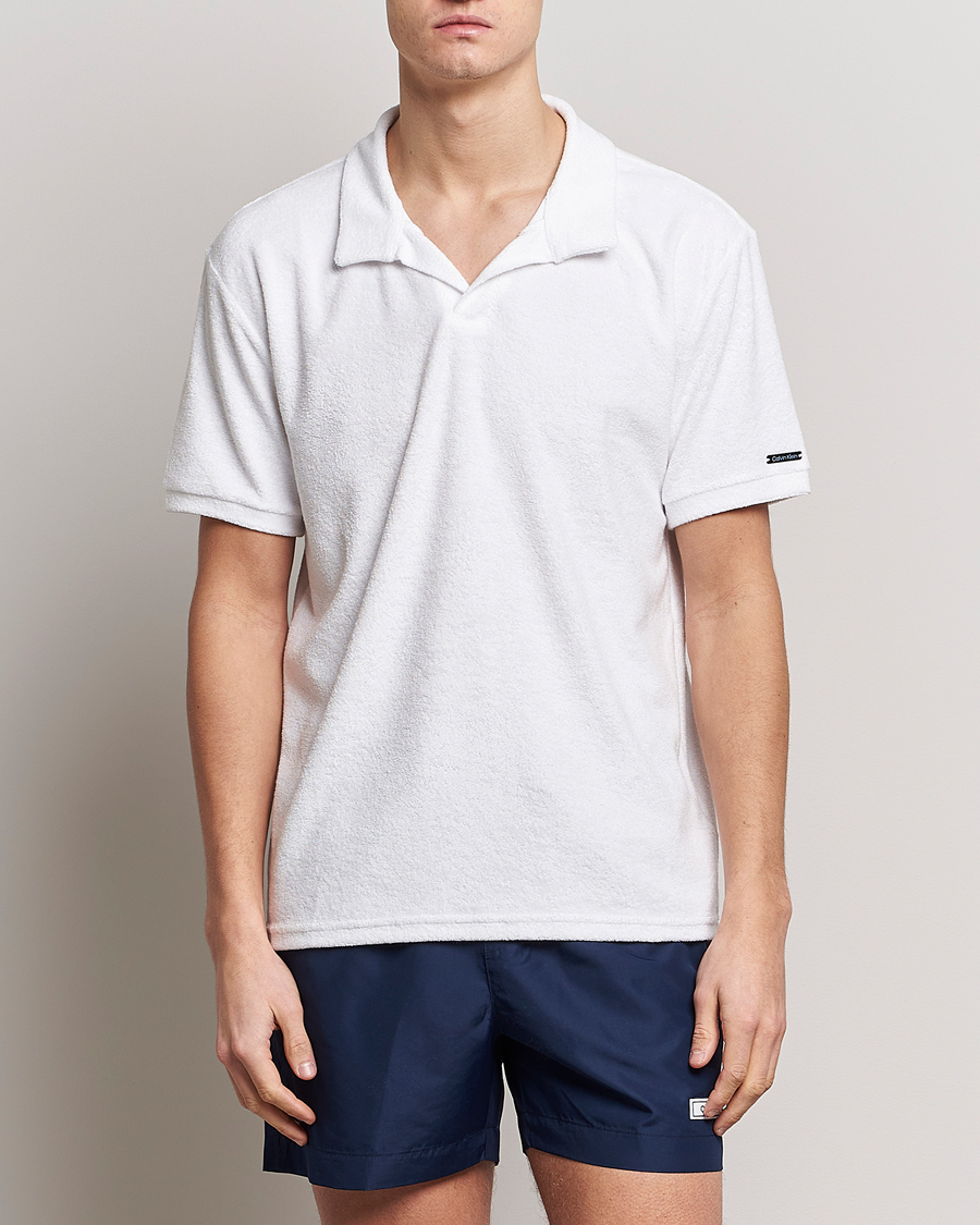 Hombres | Polos | Calvin Klein | Terry Polo Classic White